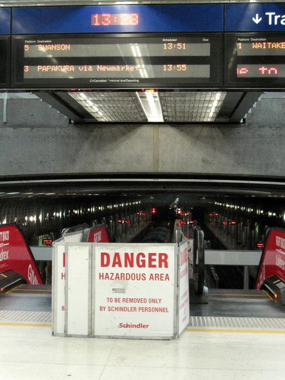 Stuart Weekes;Warning!; Taking care of commuters at Britomart