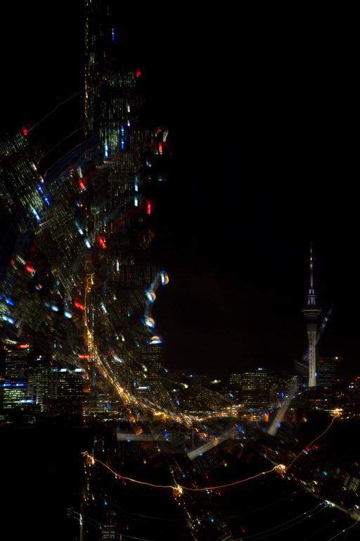 Cathie Dine; graceful cityscape; captured in one shot (no photoshop)
