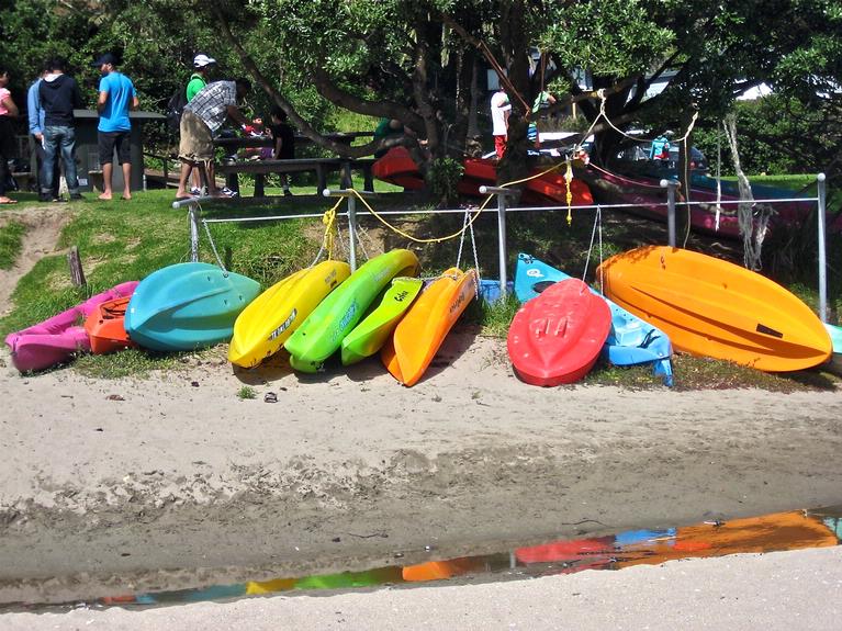 Marianne Stevens; Boats Waiheke Island; Taken in the autumn Palm Beach