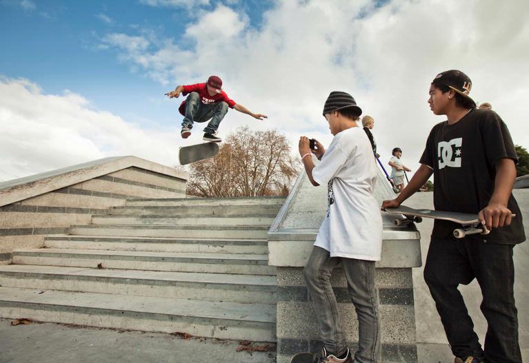 Nazar Abbas; Smartphone & Youth; Skate boarding good fun for kids and smartphone make it easy these day to capture the motion and share on social media.