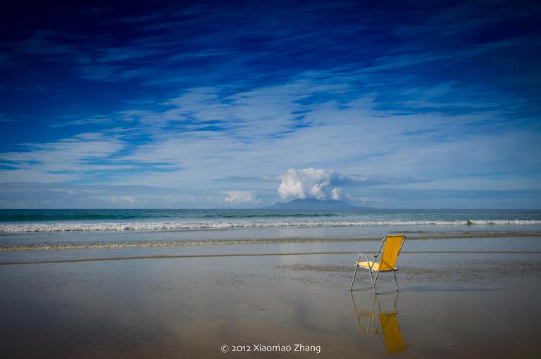 lu zhang; Pakiri Beach; A beautiful white sand beach.