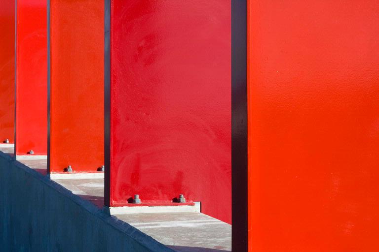 Claire Hamilton; Clark Street Overbridge Fin Detail; New Lynn based project by Architectus