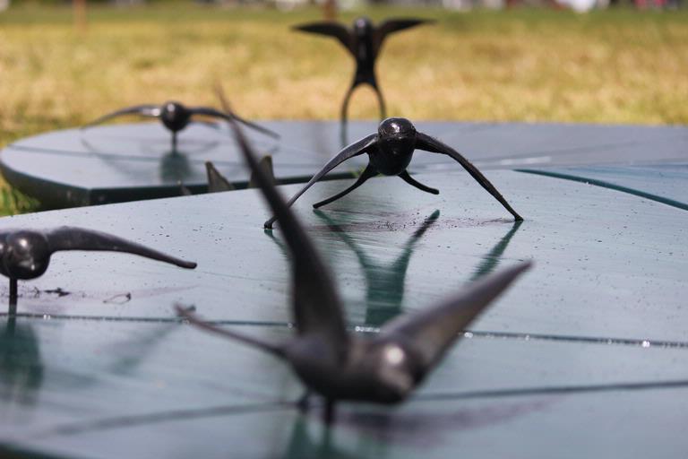 Leigh Burrell; Pond Life by Samantha Lissette;NZ Sculpture Onshore 2012