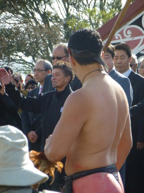 Helen Wong; Taniwha Dragon; Greeting at Orakei Marae
