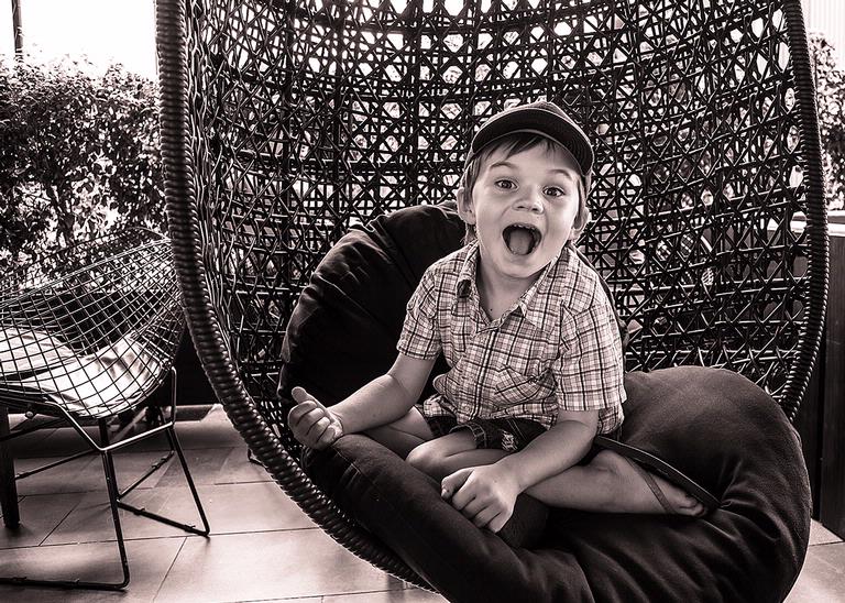  Shaye in the chair