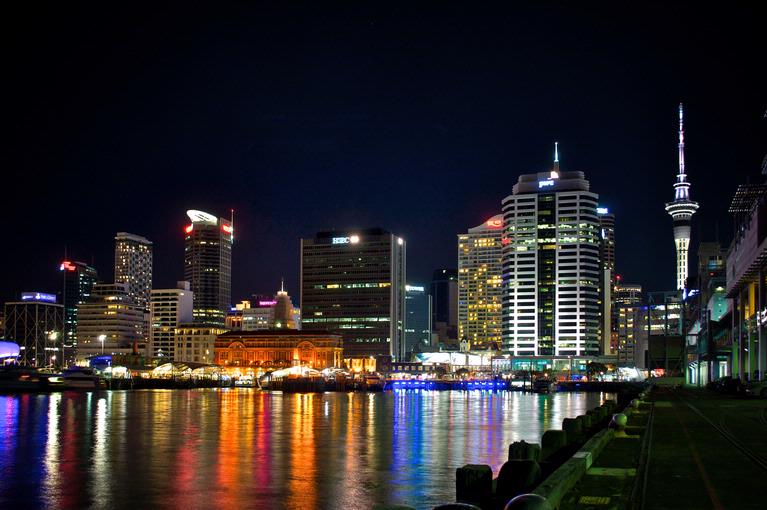 Wayne james;Colourfull Auckland Harbour