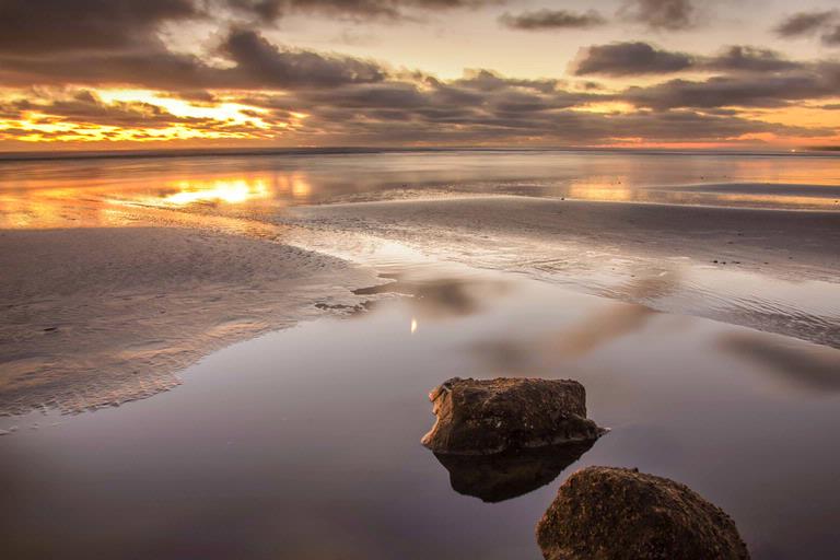 Jay Chen; The magic of the golden hour;Sunset at Muriwai
