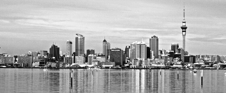 JERRY ZINN.;AUCKLAND CITY.;TAKEN FROM BAYSWATER MARINA.