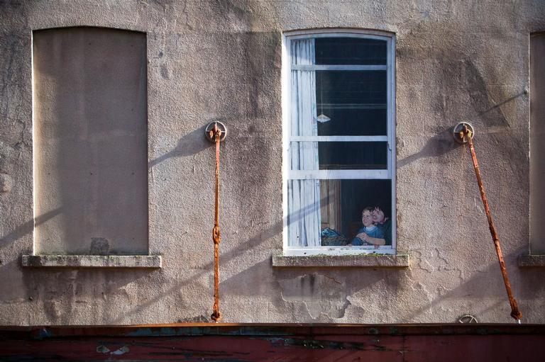 Elena Yanchyn; A window; At Library lane