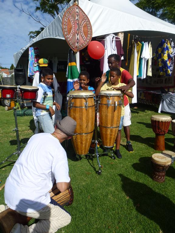 Helen Wong; Drummers in training; Mt Roskill 2014