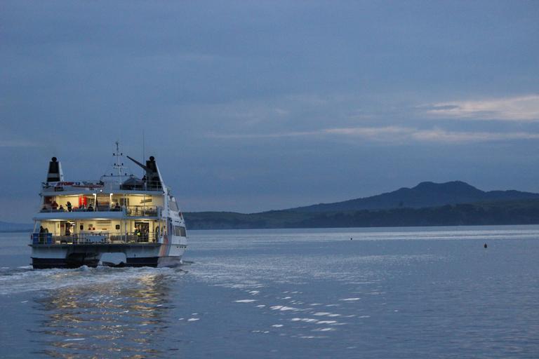 Leigh Burrell; Leaving paradise; Matiatia wharf, Waiheke Island