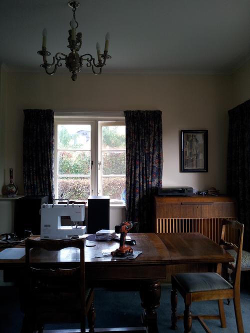 Shieun Lee; A Work in Progress; Inside of an original Orakei state house.