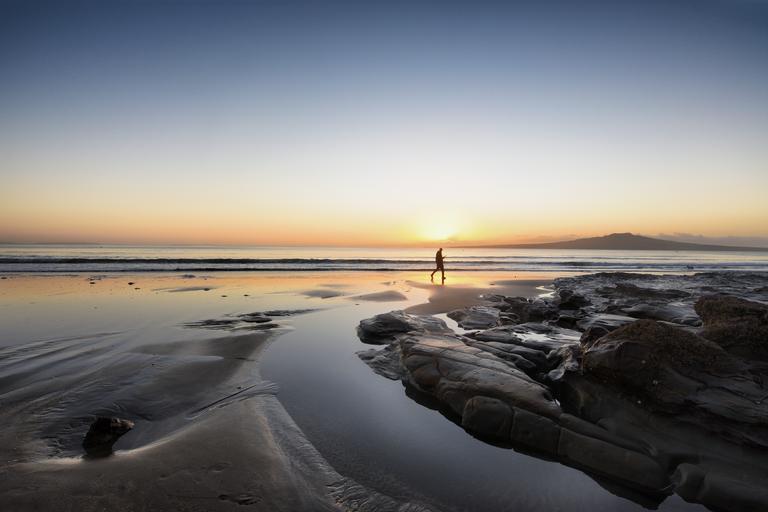 Marvin Cordon;Morning Walk by Takapuna Beach