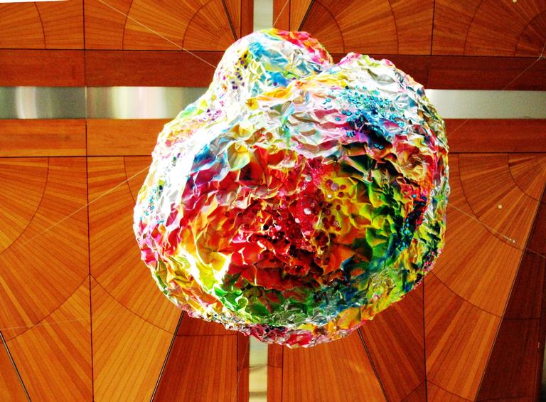 Stuart Weekes;Look up !;Razzle dazzle at the Auckland Art Gallery