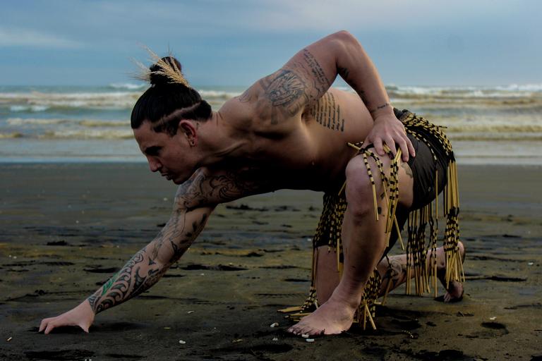 Carly; PAPATŪĀNUKU; Mother earth   our land, Aotearoa. A fierce, powerful image taken on the west coast beach Muriwai.