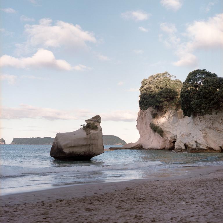 Sarah Davis; Mares Leg Cove; Mares Leg Cove near Hahei, Coromandel. Shot on expired Kodak Portra 120mm film.