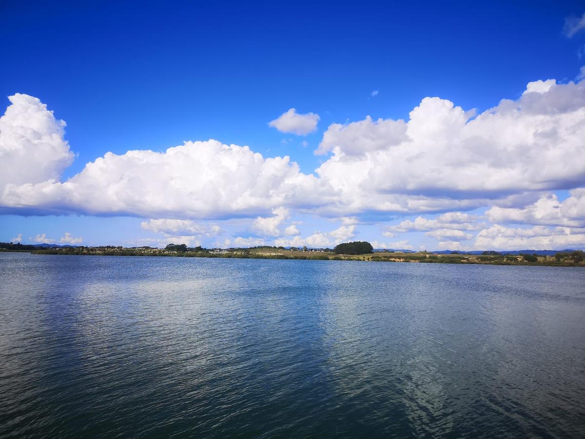 Angela Dalton; Hello from the other side; I can walk 500 metres to look over to where my sister lives on the other side of the estuary, so close and yet so far!