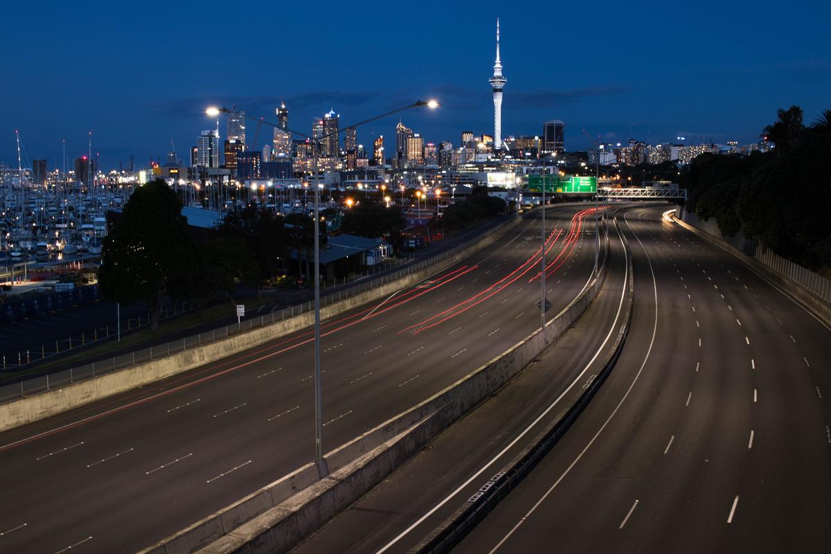 Kristina Parchomchuk; Lockdown rush hour; Northern Motorway on a