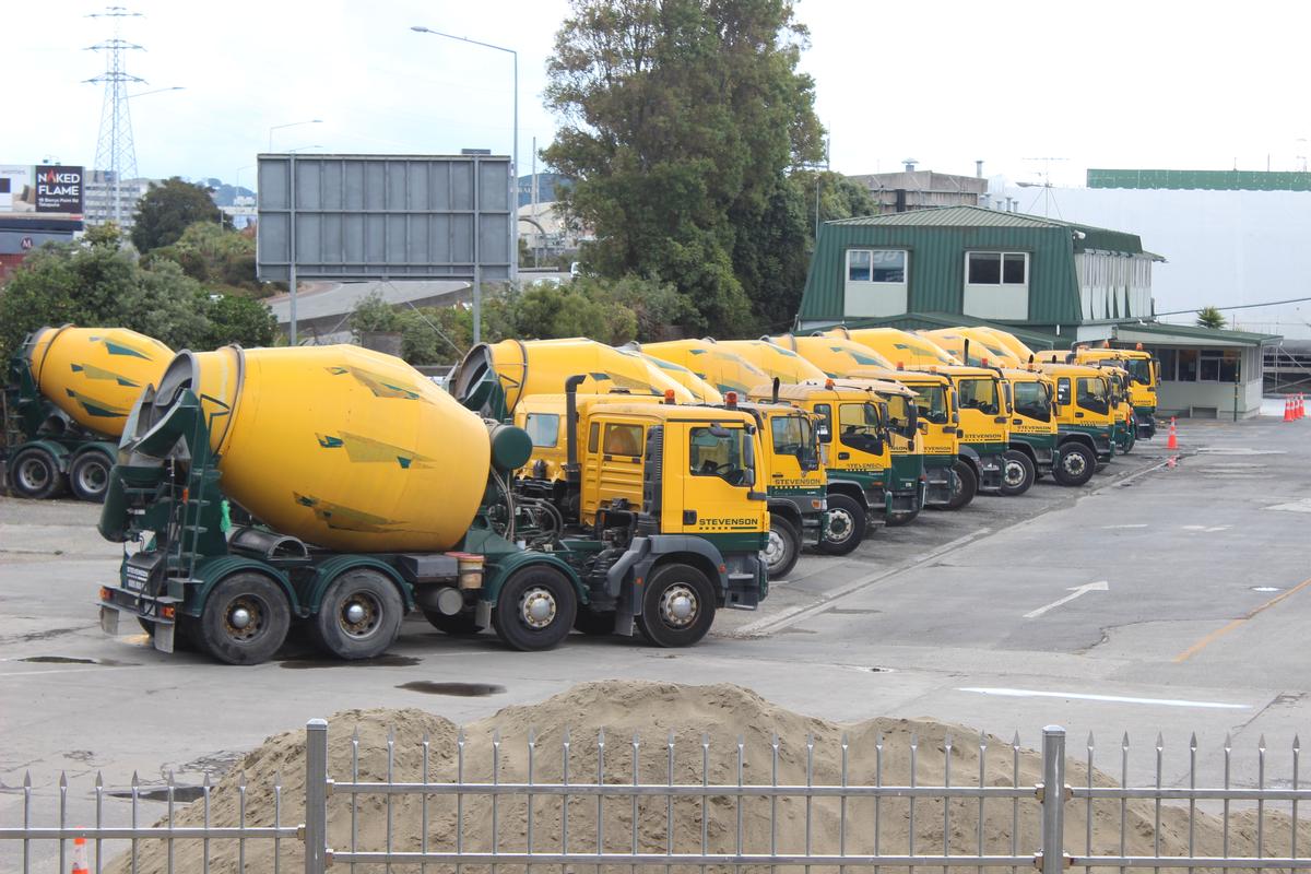 Leigh Burrell; Parked up, with nowhere to go!; Stephenson Concrete on Gavin Street