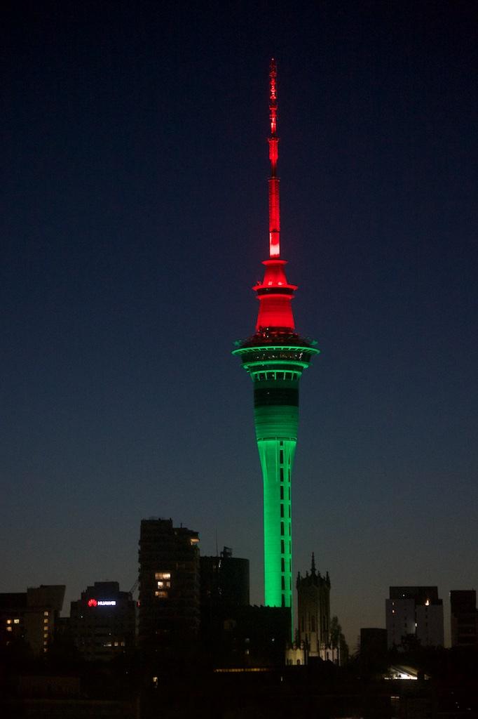 Paul Craze;  Anzac Day Sky Tower