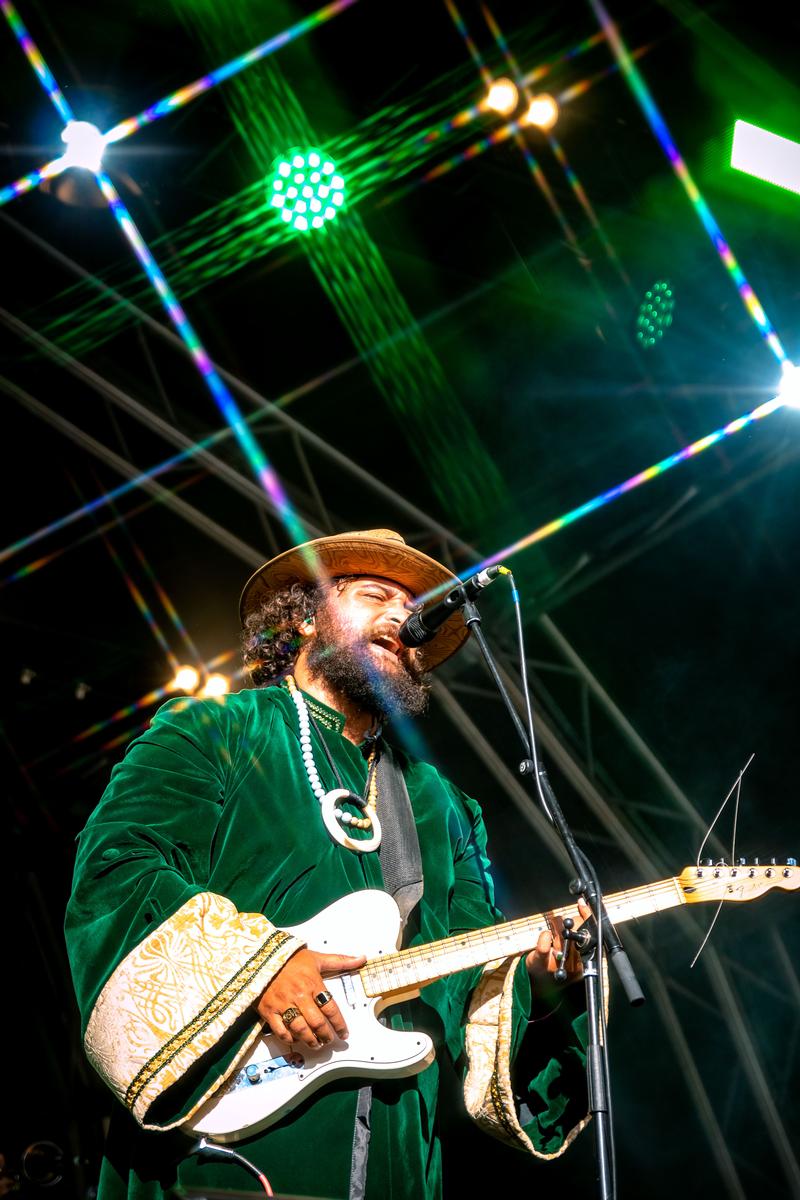 Desmond Nielsen;Troy Kingi Up in Lights 2021;Taken at Soundsplash in Raglan.