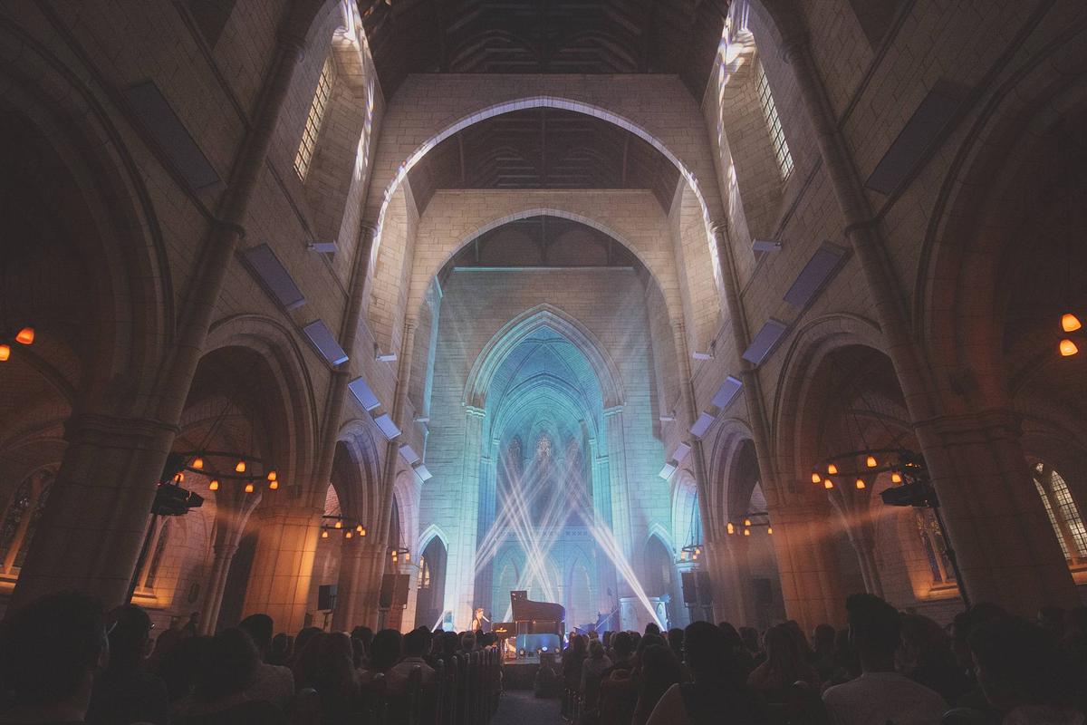 Doug Peters;Amanda Palmer;Sometimes the location is just so stunning you have to stand back and shoot wide.