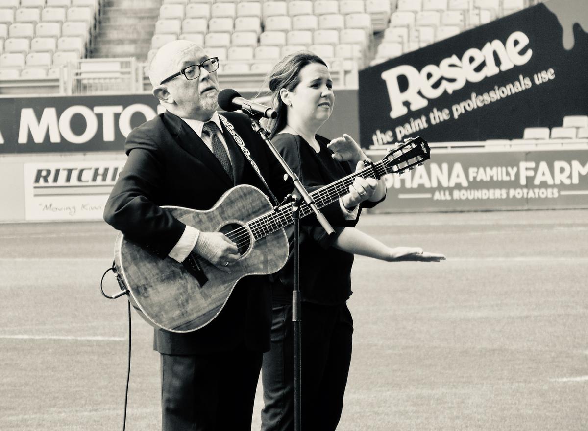 Eme Kilkenny;Welcome Home;Dave now Sir Dave Dobbyn Eden Park 2019