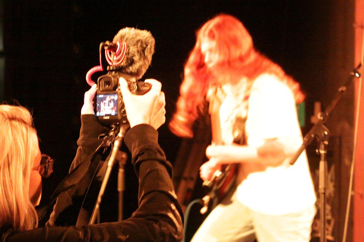 Glenn Pearce;At Work;The Dawns, live at Galatos   Saving Hope Charity Show for Pups. 15 year old teen rockers