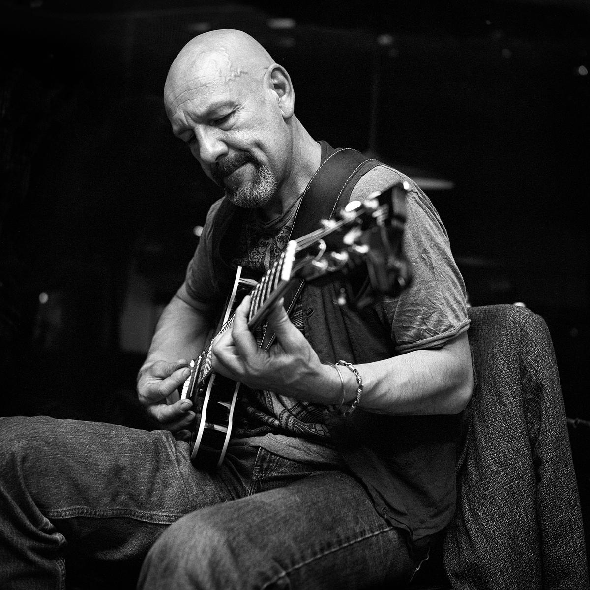 Jay van Dijk; Noel Clayton of the Boptet; Illuminating guitarist Noel Clayton a member of Wellingtons longest standing jazz residency, playing almost every Sunday at the Lido Cafe for over 25 years. A regular attendee from when my mother played keyboard in an another amalgamation of the group, it was always a pleasure to see beloved stalwarts Paul Dyne and Roger Sellars ply their trade. Noel, a postman, delivers his notes with the same unerring, athleticism and attentiveness as he does letters jogging amongst the Karori hills.