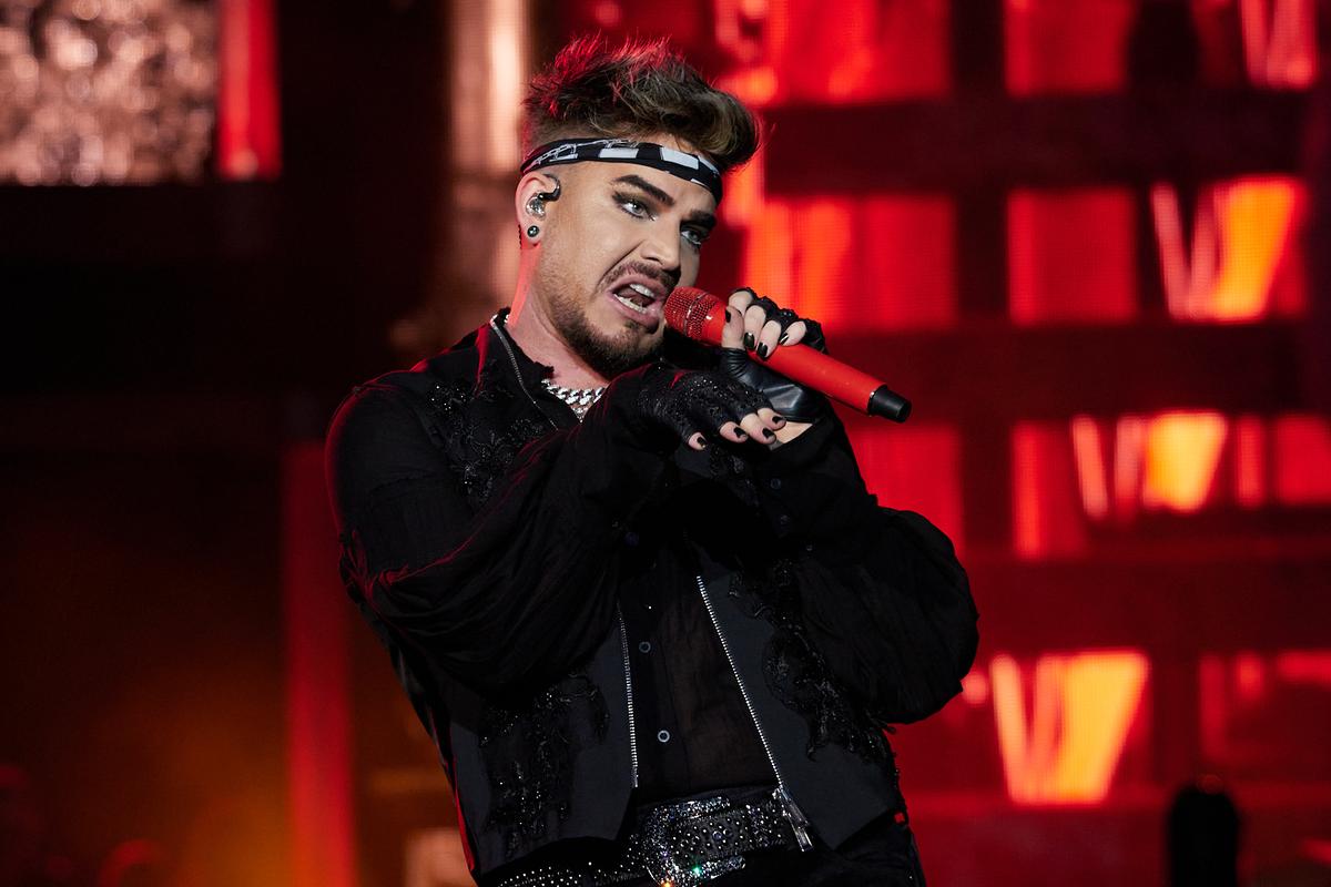 Reef Reid;Adam Lambert;Performing live with Queen in Wellington