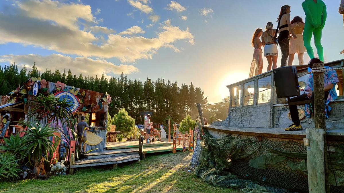 Rob Warner;We're on a boat;The most unique of music stages was found at Shipwrecked Festival where, day and night, people could enjoy the music on top of, inside of, and outside of the Janky Mermaid stage.