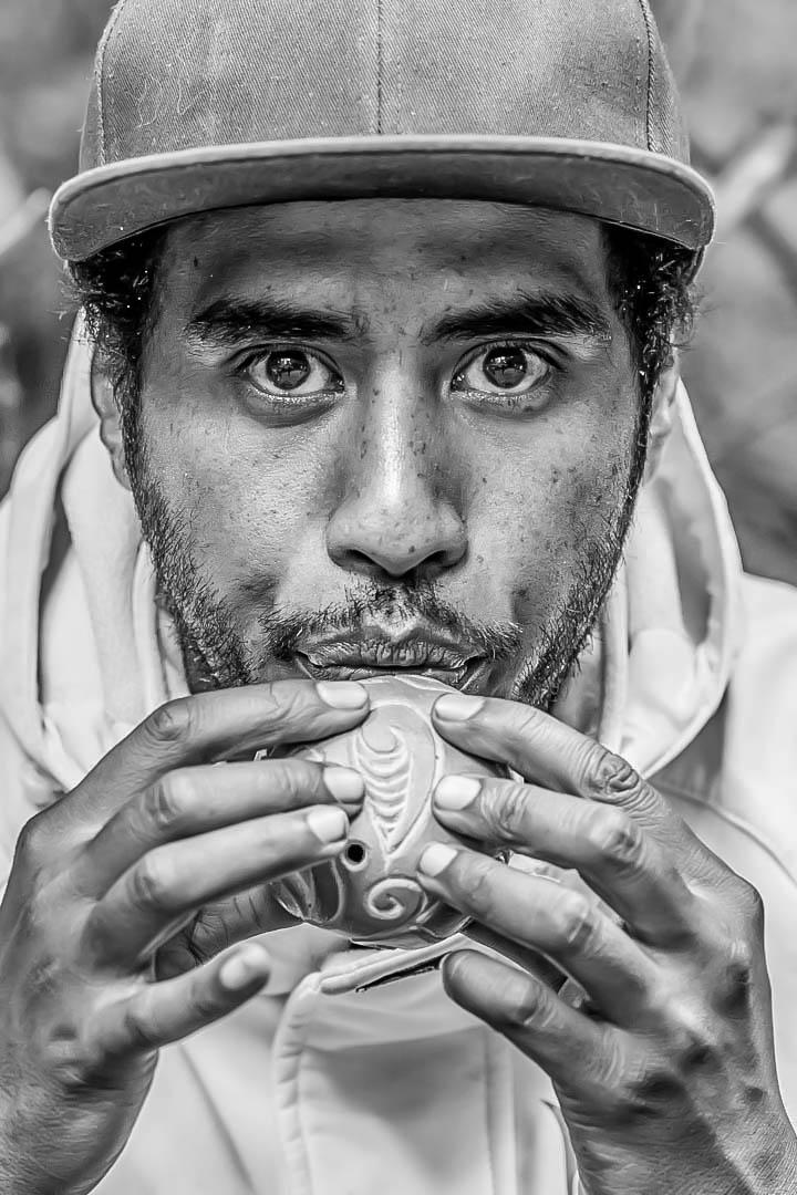 VIPUL UPADHYAY; Creating Music; Traditional tribal organ played by a son of the tribe