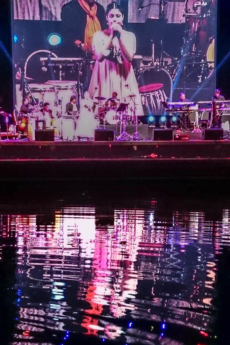 VIPUL UPADHYAY; Musical Ripples; At WOMAD on a quiet night, music caused ripples!