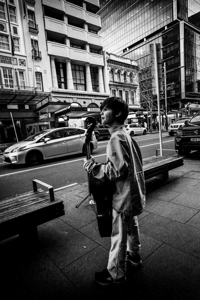 Xiaoyang Q; Perform in the city;The city could be a stage of anyone