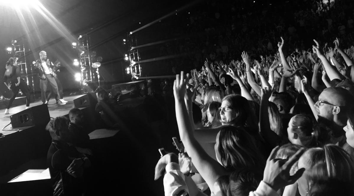 lee pritchard; Macklemore, Spark Arena;the energy given out when you are in the mosh , with 10, 000 screaming fans behind you ...compares to nothing..