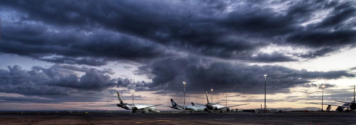 Craig Rogers; Empty skies ; Life at the airport