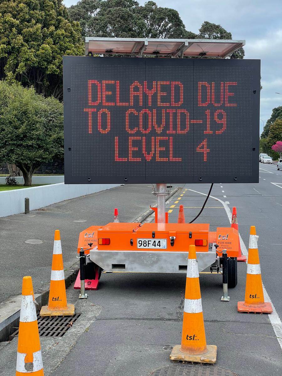 Adrienne Miller; Holding on; Road sign reflects the sentiment we are on hold with our lives in a holding pattern that is not going anywhere and under mental strain and barely holding on in some cases