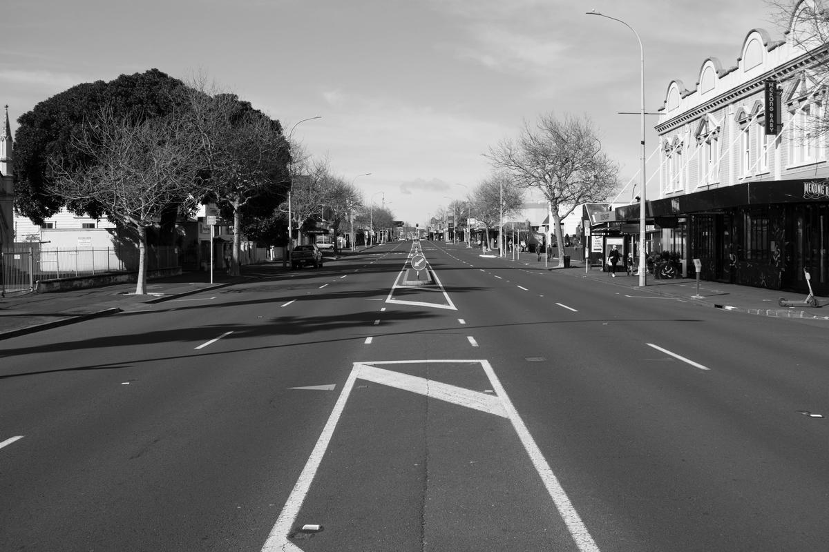 Kristina Parchomchuk;Empty streets   Ponsonby Rd.