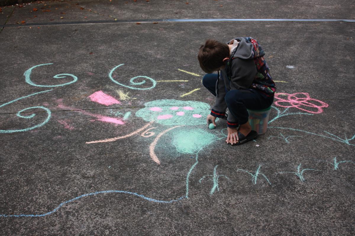 Yvette O'Brien; Chalk Art  1