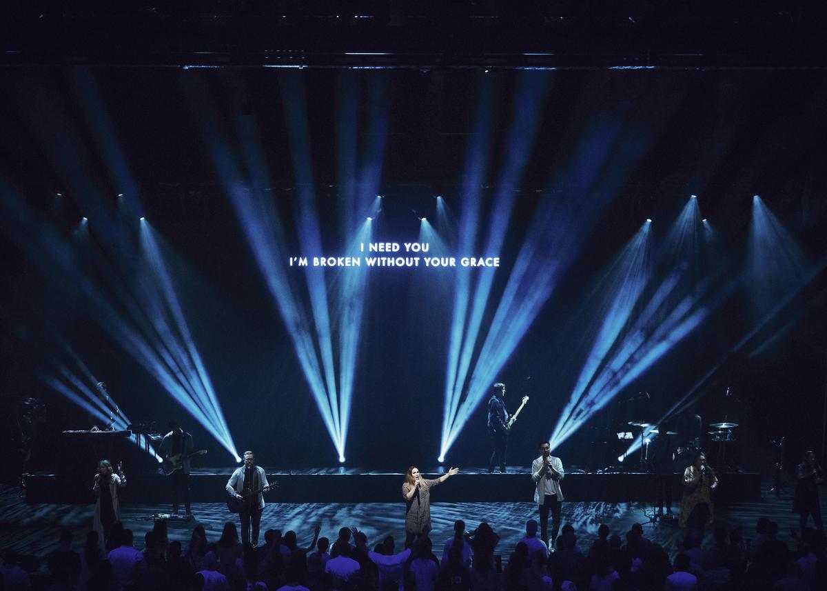 Mark Derricutt; Life Church   Worship;Taken at the opening of the new Life Church facilities in Mt Eden, Auckland