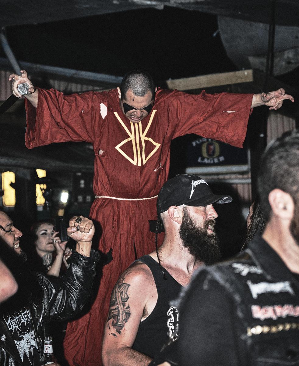 Mark Derricutt; Exordium Mors;Worshipping with Exordium Mors   Extreme black metal at SmashFest VII, 2019, Gisbourne.