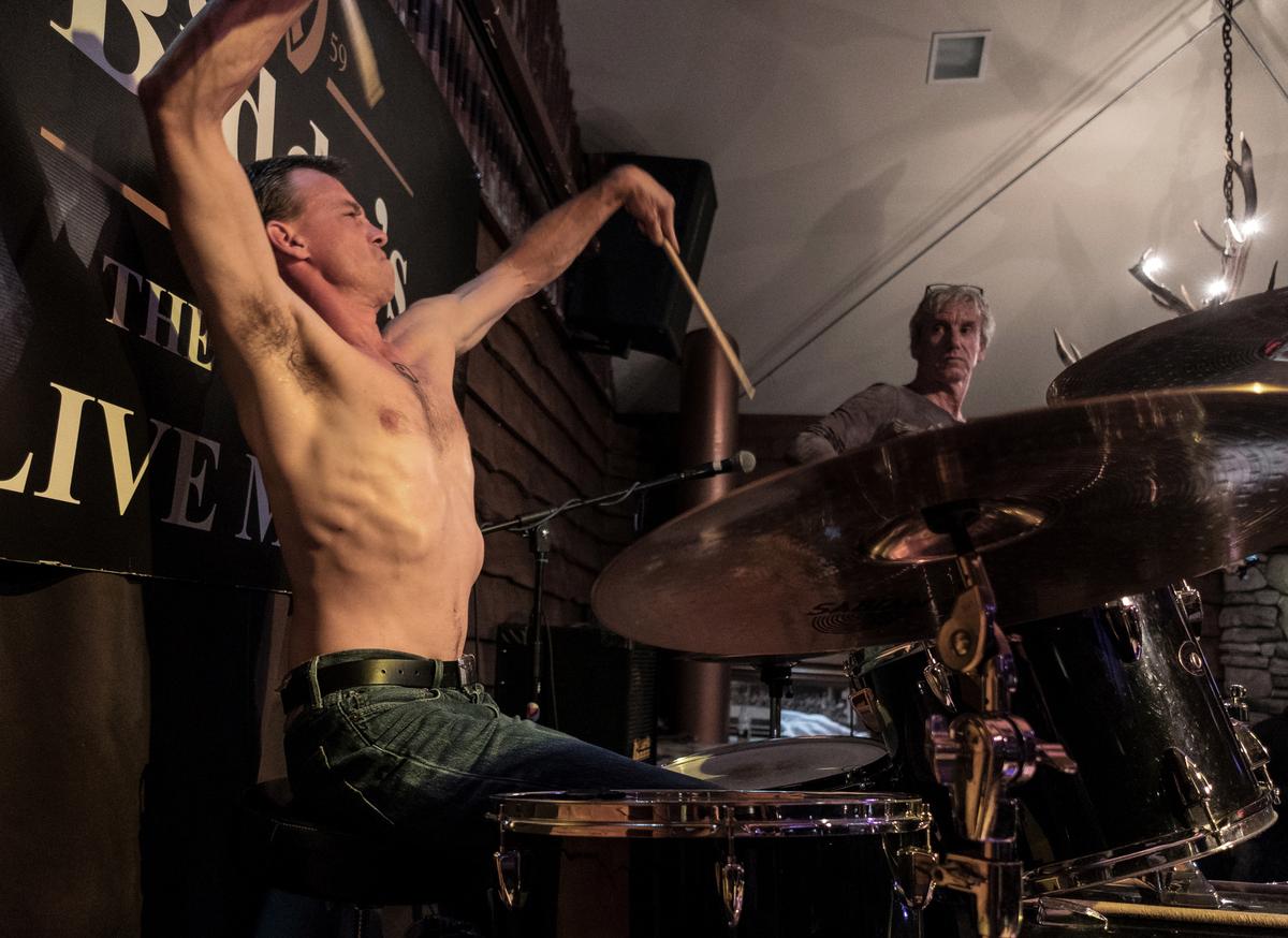 Sönke Dwenger; Drummer Eric Otoka. Blues Session. Hamilton Blues Society (HBS) NZ