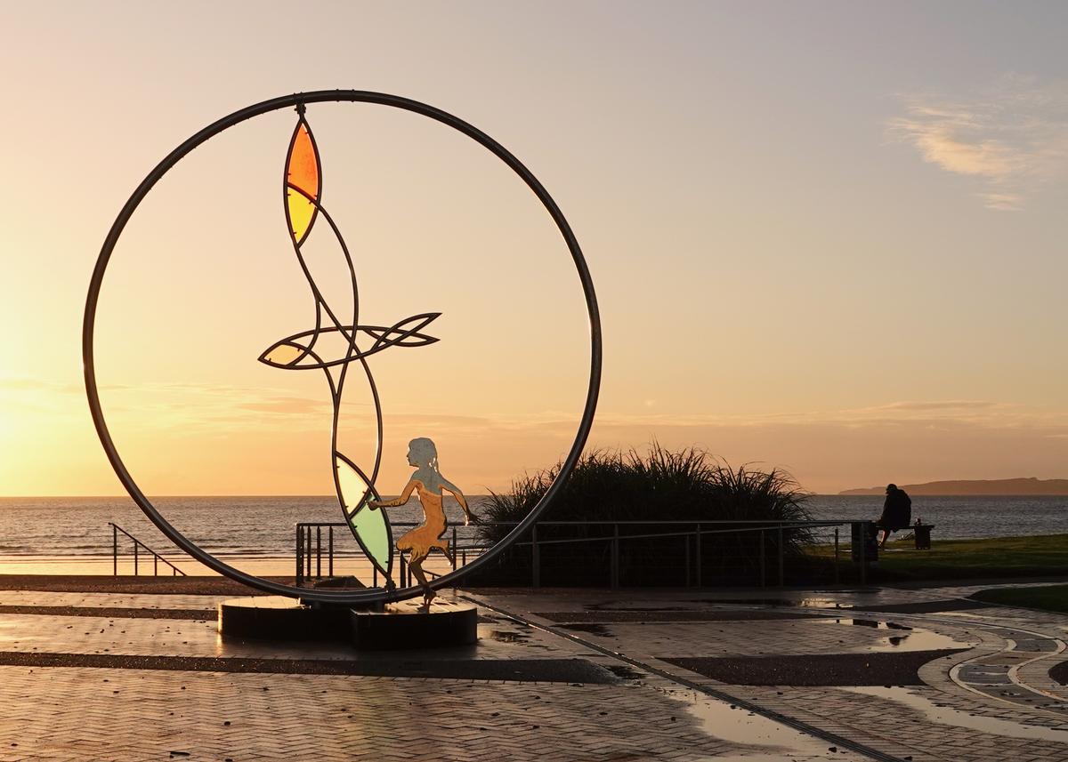 Sue Courtney;Morning contemplation at Orewa