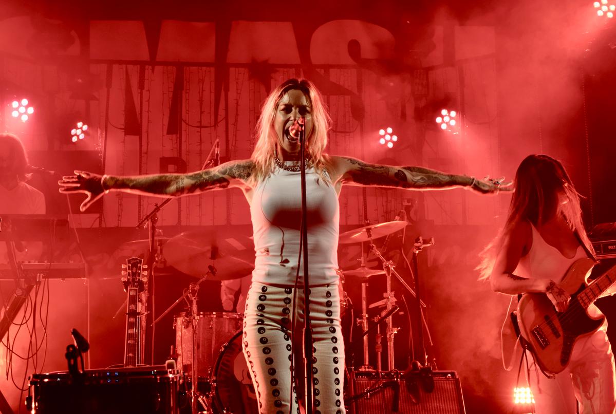 John Flatt; Gin Wigmore;seen at Smash Palace live music venue Gisborne NZ