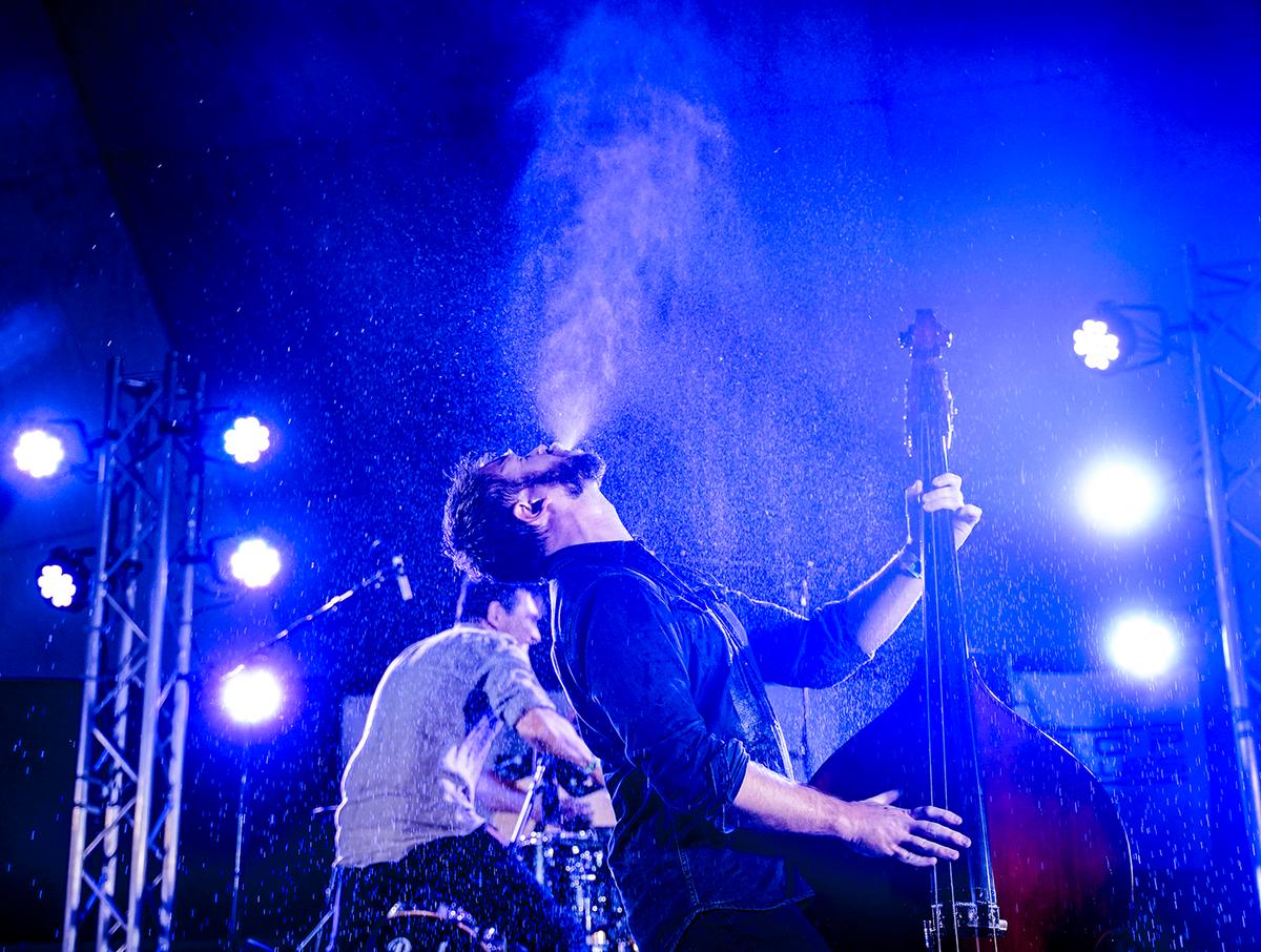 Juelle Hunt; John Gwilliam; Shot at the NZ Blues & BBQ Festival