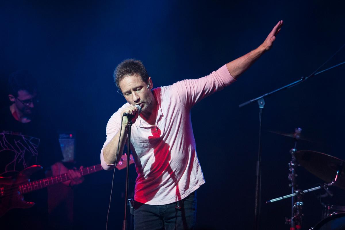 Rachel Matthews; David Duchovny; David Duchovny   The Powerstation