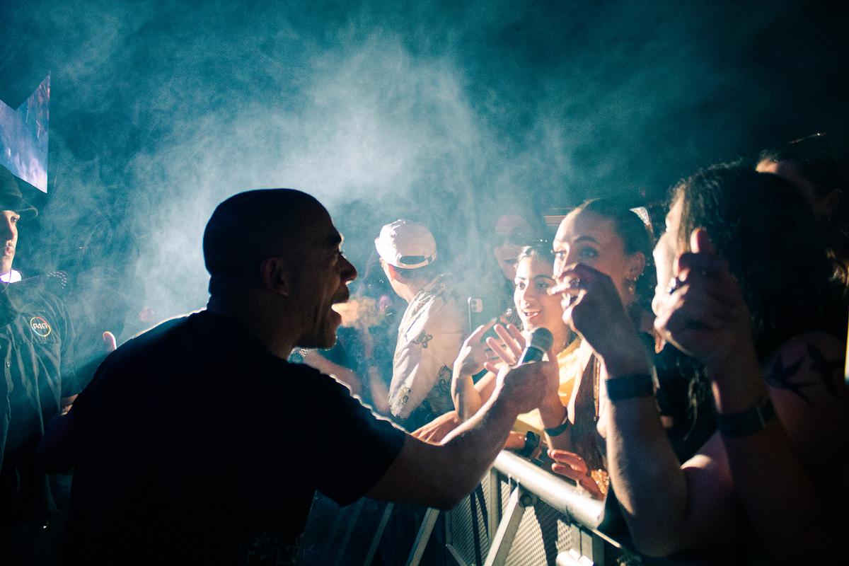 Ryo Nishikawa;GrooveArmada ;Groove Armada interacting with their audience at Spring City Music Festival