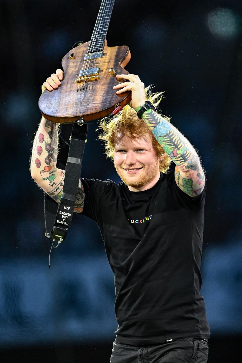 andrew cornaga;Ed Sheeran Tour concert at Eden Park, Auckland, New Zealand on Friday 10 February 2023. Mandatory credit: Andrew Cornaga