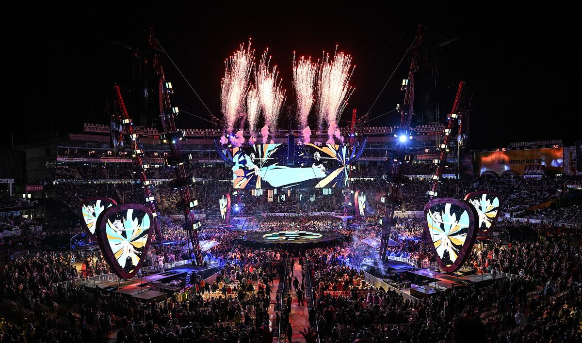 andrew cornaga;Ed Sheeran +   = ˜ ◊ Tour;A general view at the Ed Sheeran +   = ˜ ◊ Tour concert at Eden Park, Auckland, New Zealand on Saturday 11 February 2023. © photo credit: Andrew Cornaga / www.photosport.nz