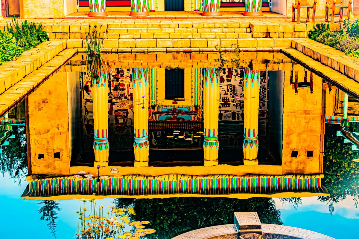 Gabriel Austin;Temple of Reflection;Hamilton Gardens, Egyptian Garden